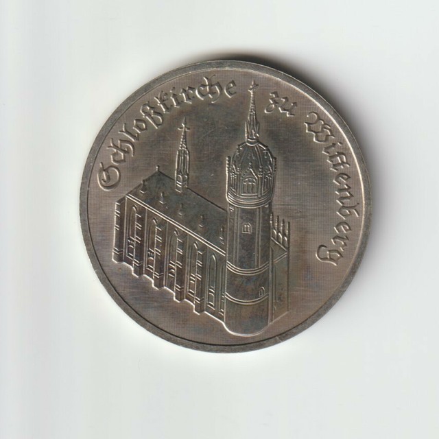 1983 DDR 5 Mark Schloßkirche zu Wittenberg 1983 DDR 5 Mark Schloßkirche zu Wittenberg