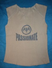 BACARDI Top beige XS 32 "Passionate" Baumwolle