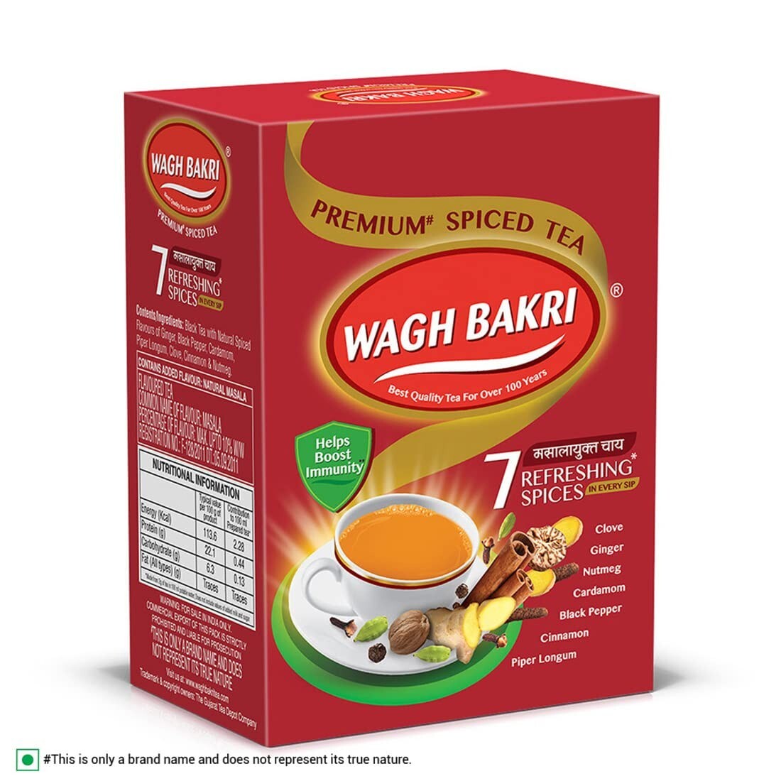 Wagh Bakri Especiado Masala Chai Té Negro Indio Desayuno Especias Envío Grati...
