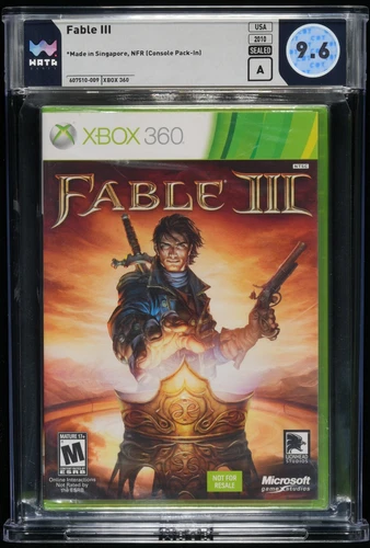 Fable III Xbox 360 New Sealed Graded WATA 9.6 A