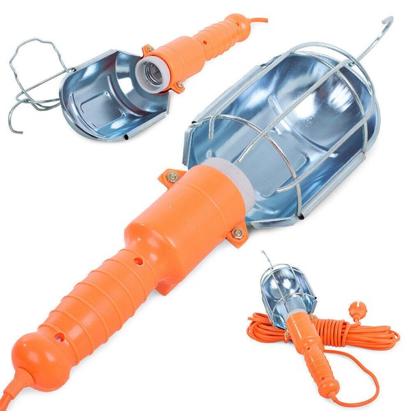 Handleuchte Handlampe Werkstattlampe Arbeitslampe 230V LED 8 M Kabel Org-11173-image