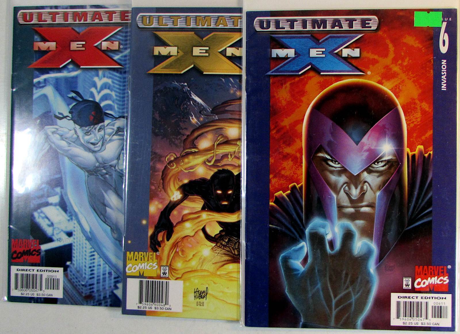 Ultimate X-Men Lot of 3 #6,7,9 Marvel (2001) 1st Series Comic Books