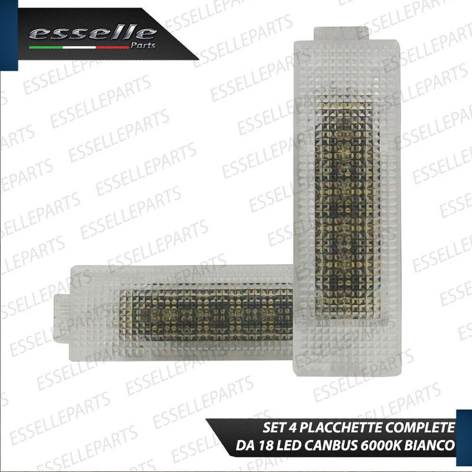 SET 4 PLACCHETTE 18 LED ANTIPOZZANGHERA ALFA ROMEO STELVIO CANBUS 6000K - Immagine 3 di 4