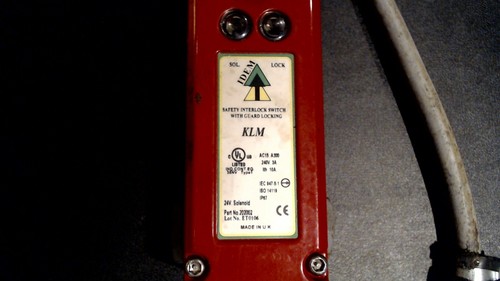 IDEM SAFETY SWITCHES KLM-202002 with GBL-1-210001 EUC - Picture 2 of 3