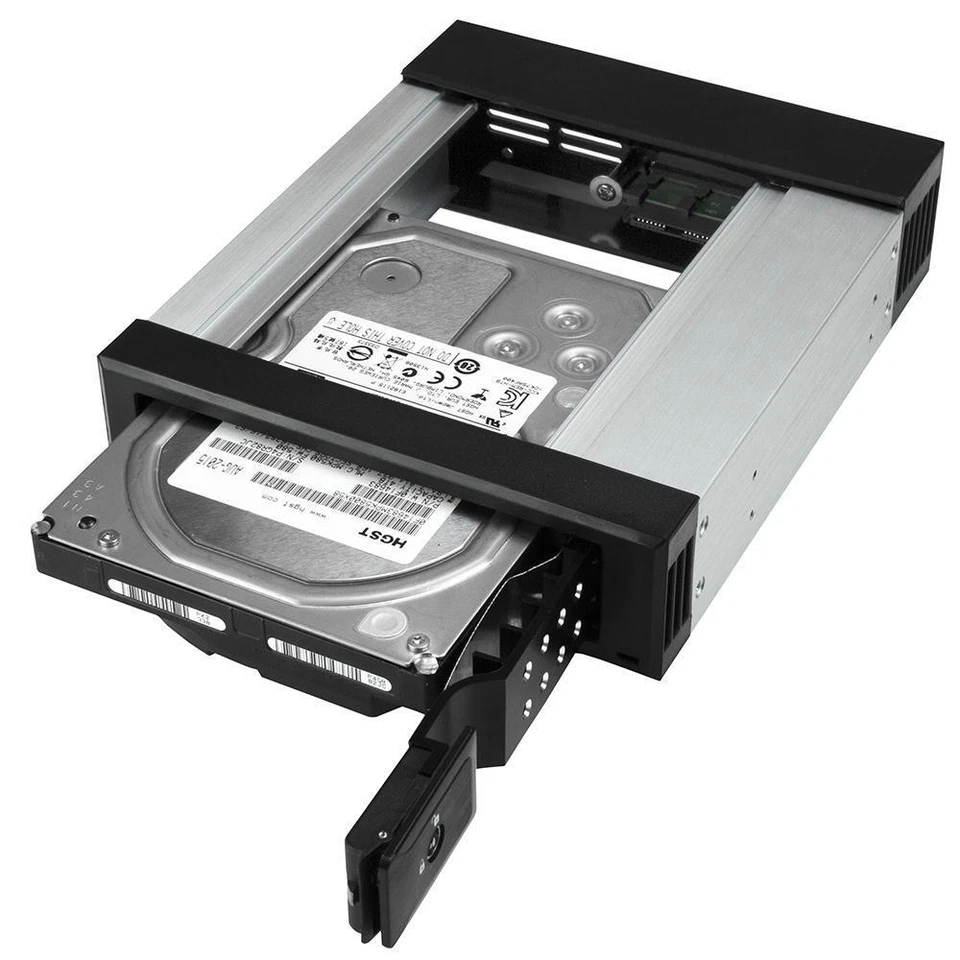5.25"to 3.5"Trayless Hard Drive Hot Swap Bay for 3.5"SAS/SATA Drives - STARTECH - Image 4 of 4