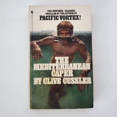 The Mediterranean Caper Vintage Clive Cussler Paperback Novel 1981 Thriller Book
