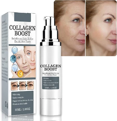 FASHION BASE COLLAGEN BOOST HYALURONIC ACID CERAMIDE FACE LIFT SERUM WRINKLE ANTI AGING MASK