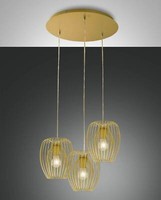 Fabas Luce Pendelleuchte Camp E27 Ø500Mm Gold