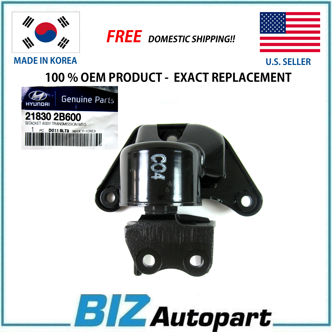 GENUINE !! TRANSMISSION MOUNT for 0709 HYUNDAI SANTA FE GLS 2.7L