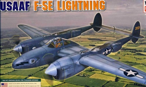 Minicraft - USAAF F-5E Foudre Birman & Angleterre 1944 Modèle-kit 1:48 Neuf - Afbeelding 1 van 3