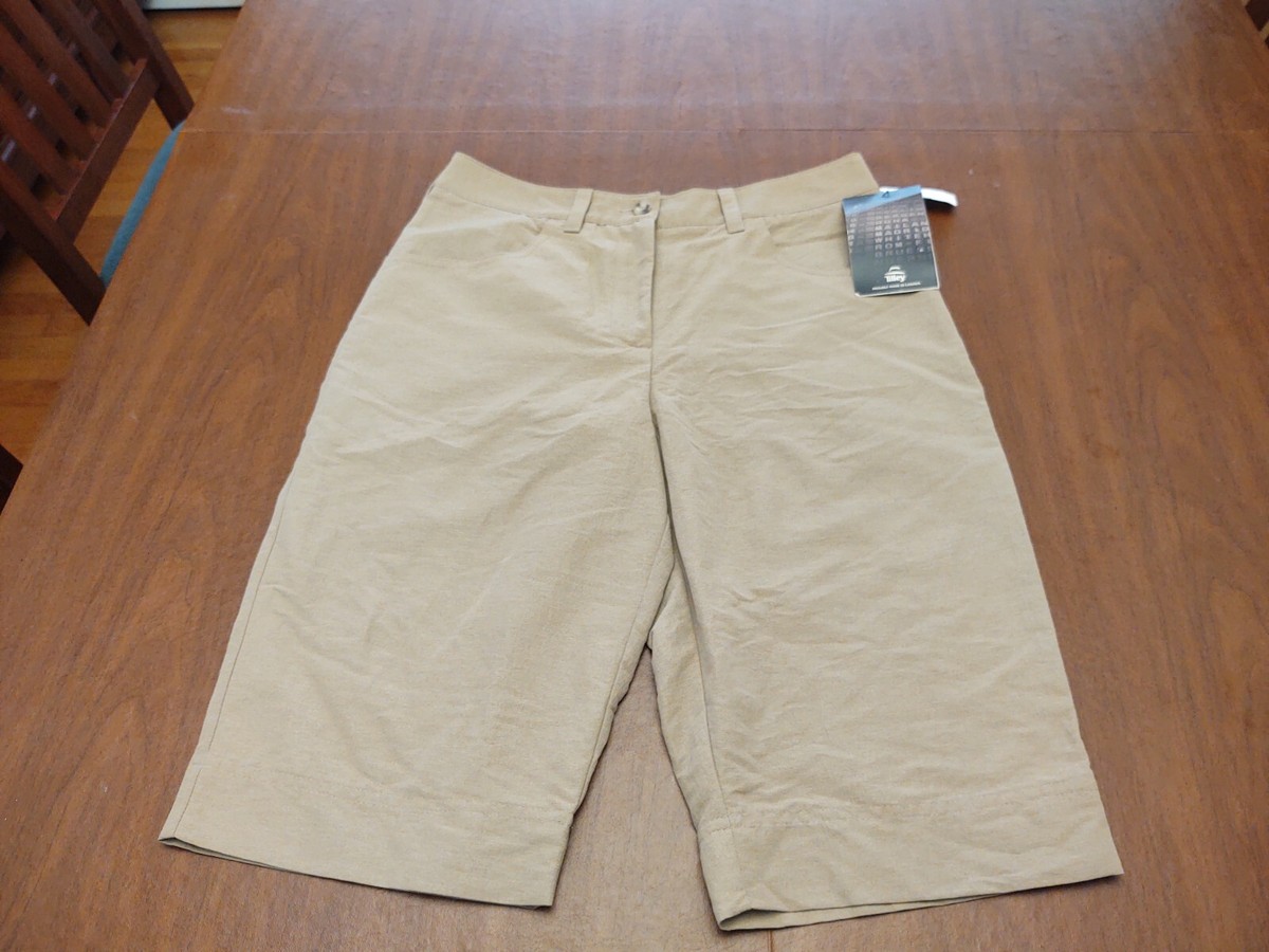 Tilley Endurables Womens Beige Utility Safari Outdoor Vintage Shorts  Brand New
