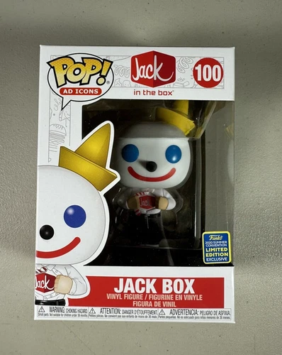 Jack in the Box Funko Pop Ad Icons #100 Vinyl Figure 2020 SDCC Comic Con NEW