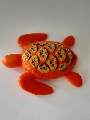Playmobil animaux Fantastique Tortue marine orange sirène zoo fée princesse - Photo 1/2