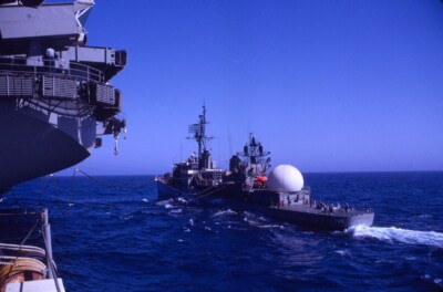 SHIP -- USS RICHARD B ANDERSON DD-786 PACIFIC OCEAN ORIGINAL SLIDE