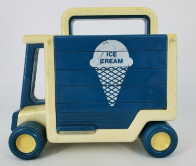 VINTAGE Tonka Blue & White Ice Cream Truck Circa 1985 Bandi Made in Thailand