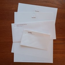 PLAYBOY stationery - blank letter paper & envelopes - Hugh Hefner magazine wove