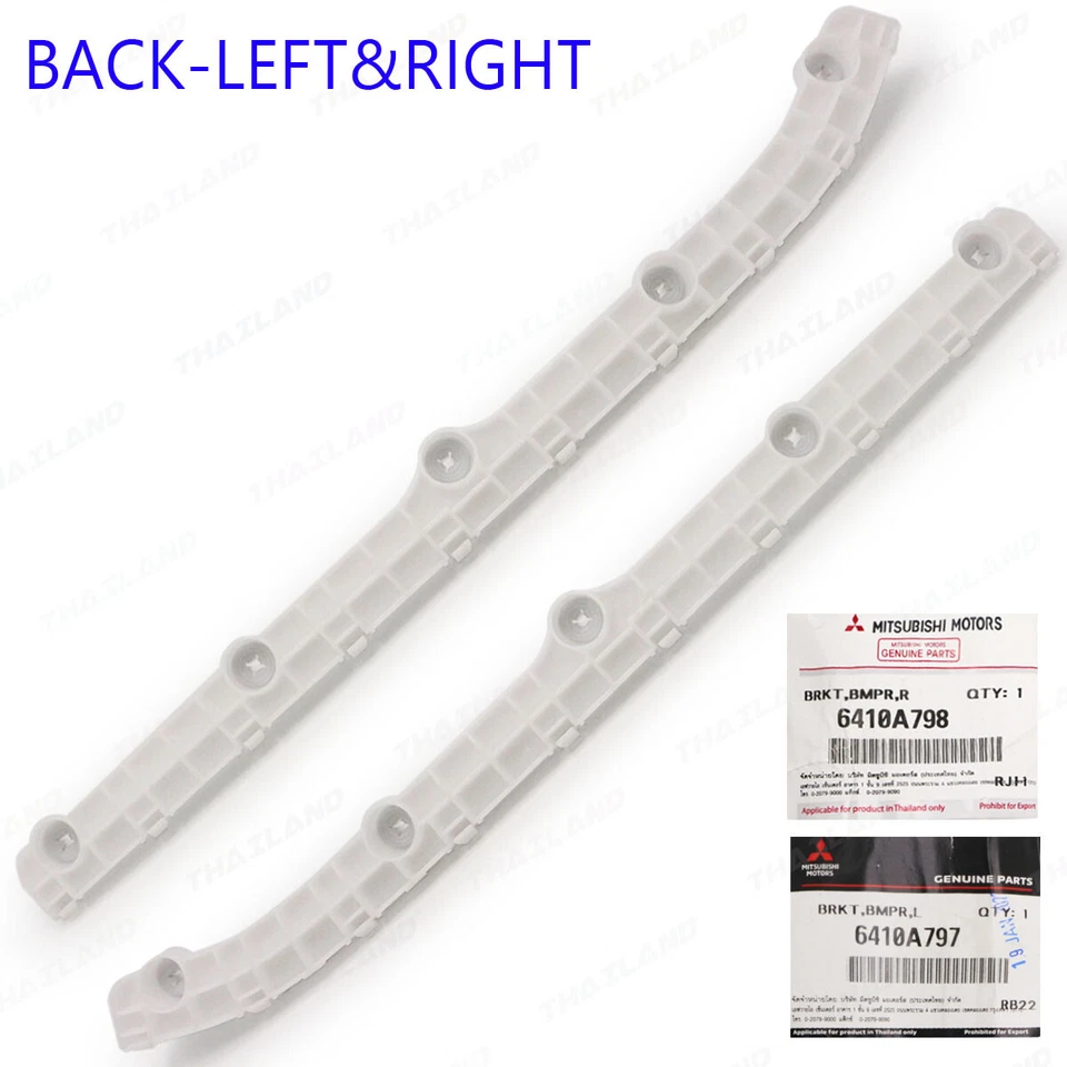 Rear Pair Bracket Bumper Support For Mitsubishi Pajero Montero Sport 2010-'15 Foto 2 de 4