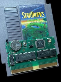 1990 Startropics Cartridge Nintendo NES Sleeve
