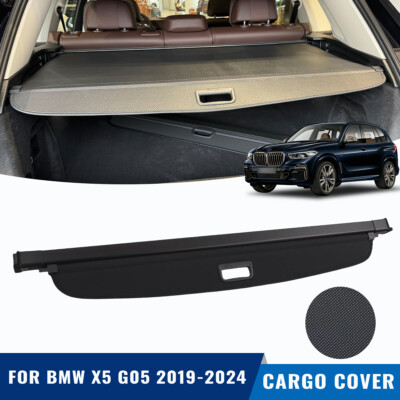 For 2019-2024 BMW X5 Black Retractable Trunk Cargo Cover Luggage