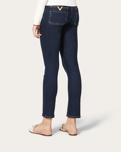 Women's Valentino VGOLD Navy Blue Cotton Jeans Size 25 160/62A - Picture 16 of 17