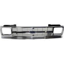 Sherman 905-99-9 Grille Assembly Chrome Shell With Painted Silver Insert For S10 Sherman 905-99-9 Grille Assembly Chrome Shell With Painted Silver Insert For S10