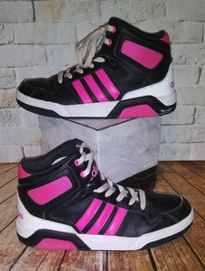 Adidas Neo Caliente Rosa Negro Baloncesto Zapatos Tenis altas con cordones  para mujer Talla 6 | eBay