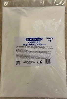 BPB FORMULA Plaster Crystacal R, A Hard White Casting Plaster - 250g-1000kg Available