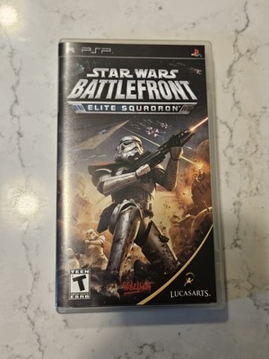 PSP Star Wars Battlefront Elite Squadron Video Game Used LucasArts Rebellion