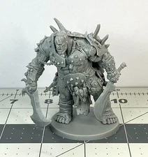 CHAR THE VENGEFUL Ogre Chaos Gladiator CMON Hate D&D miniature Pathfinder BU25
