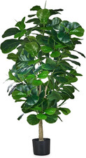 Artificial Fiddle Leaf Fig Tree 6Ft(71In), Tall Fake Floor Plants with 150 Large