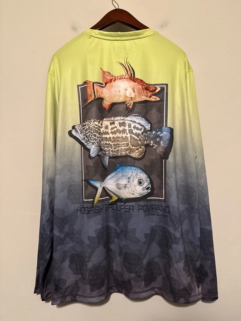NEW 🎣 Reel Legends Reel-Tec Mens 2XL Fishing Shirt Performance Long Sleeve
Opens in a new window or