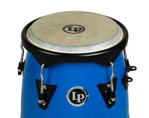 Latin Percussion Discovery 10-11" Conga Set LP646D-DB mit Ständer - Rennwagen blau - Bild 2 von 5