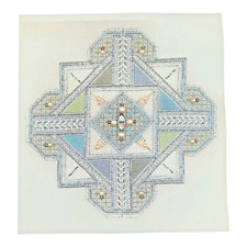 Gay Ann Rogers "Jeweled Geometric for a Goddess" Needlepoint Pattern | Rare!
