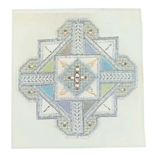 Gay Ann Rogers "Jeweled Geometric for a Goddess" Needlepoint Pattern | Rare!