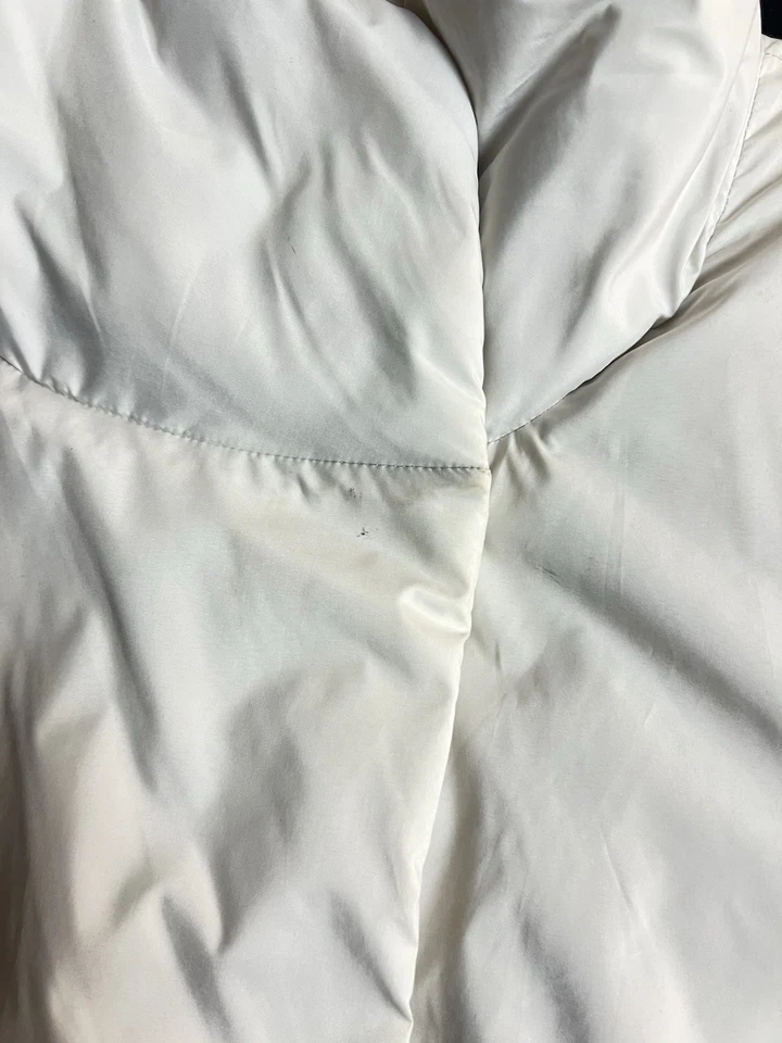 Jaqueta Lululemon Feminina 4 Branca Zíper Completo Quebra-Vento Elegante Cidade Jaqueta Primaloft - Imagem 4 de 4