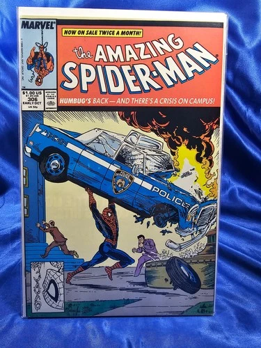 Amazing Spider-Man #306 Todd McFarlane 1988 Action Comics 1 Homage VF/NM 9.0