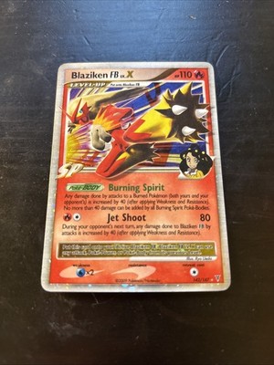 Blaziken FB Vl.X Pokemon Card 142/147 2009 Supreme Victors SP