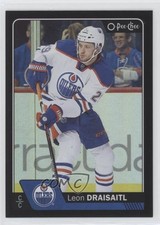 2016-17 O-Pee-Chee Black Rainbow Foil 15/100 Leon Draisaitl #25 07vd