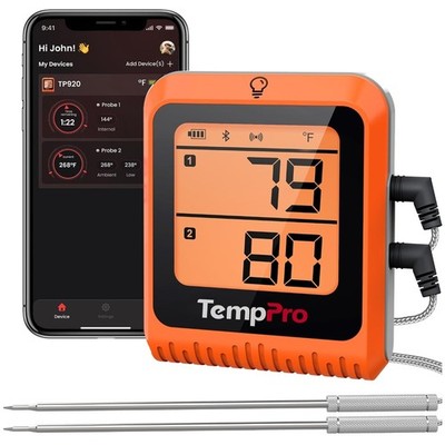 Digital Meat Thermometer with Bluetooth Connectivity