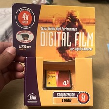 Lexar Digital Film 16MB CompactFlash CF Memory Card 4x High Speed CF016-231