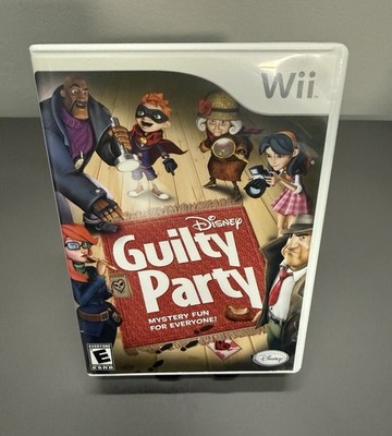 Disney Guilty Party (Nintendo Wii, 2010) Includes Manual - CIB - Tested & works