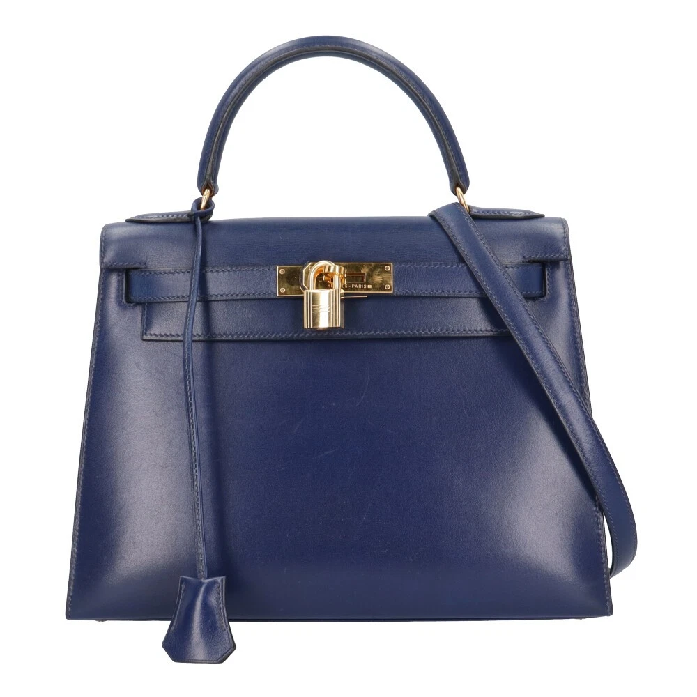 HERMÈS Box Blue Bags & Handbags for Women for sale | eBay