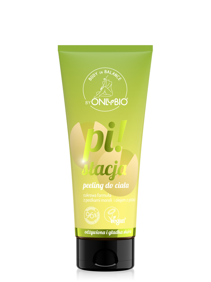 OnlyBio Body in Balance Nourishing Body Scrub Rough Skin Pistachio 200ml