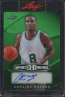 2026 Leaf Sports Heroes Prismatic Green Antoine Walker 2/7 Auto Autograph