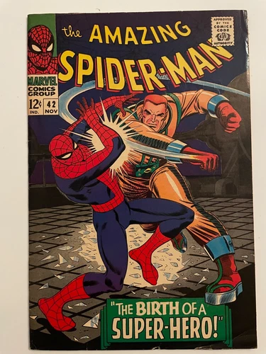 AMAZING SPIDER-MAN #42 (1966) - Silver Age Comic - est 6.5 (FN+)