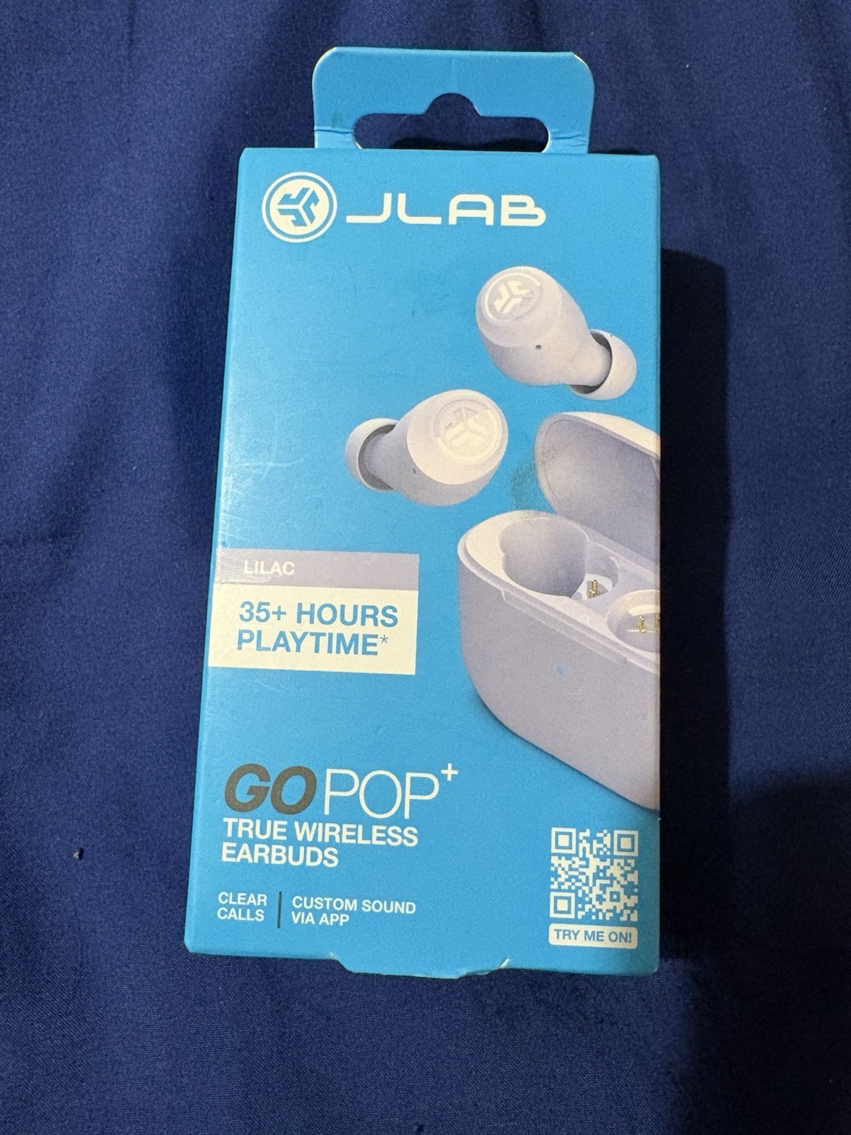 JLab GO POP + True Wireless In-Ear Headphones - Lilac Purple