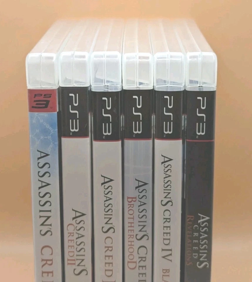 Assassin's Creed - PS3 CIB Game Lot Of 6 - With # 1-4 + Brotherhood/ Revelations - Image 2 of 4