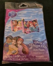 Disney Princess Swim Arm Floats Inflatable Swimming Pool Float 5.8"