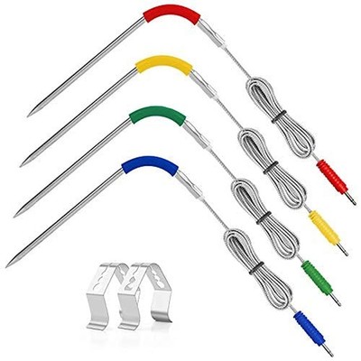 4-Pack Grill Probe Replacement for Weber Igrill 2,Igrill mini,Igrill 3 with 2...