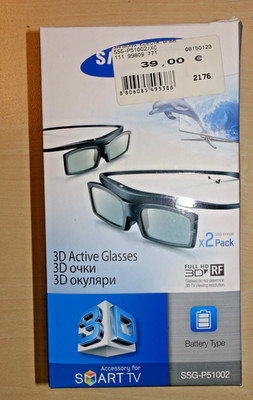 Samsung 3D Active Glasses SSG-P41002 Smart TV Brille